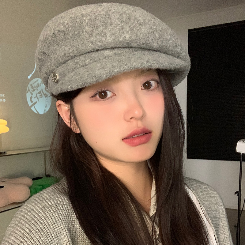 逛街韩版女八角帽画家帽