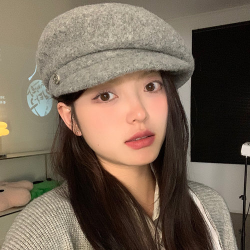 逛街韩版女八角帽画家帽