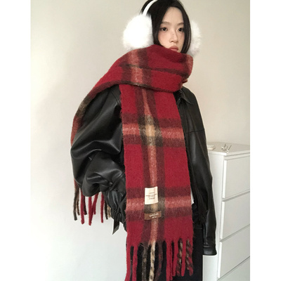 韩系多巴胺百搭保暖围巾