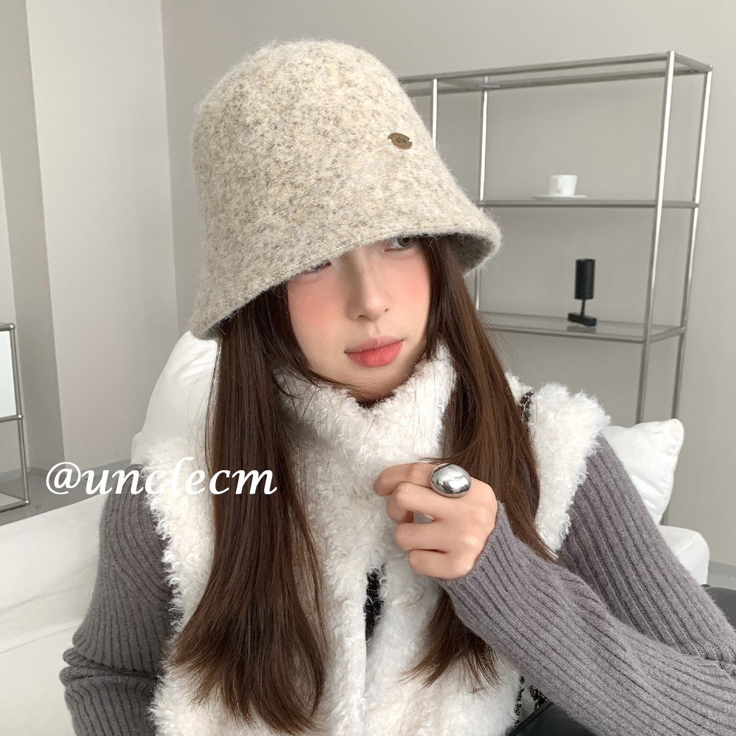 含羊毛韩版大头围渔夫帽子女冬季羊驼毛保暖护耳帽显脸小针织盆帽,服饰配件/皮带/帽子/围巾,帽子,淘宝优惠券,粉丝福利购,淘宝优惠卷