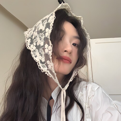 夏季碎花田园风女款头巾百搭
