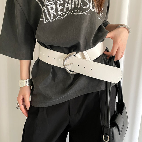 高级感宽版腰带女士2026新款
