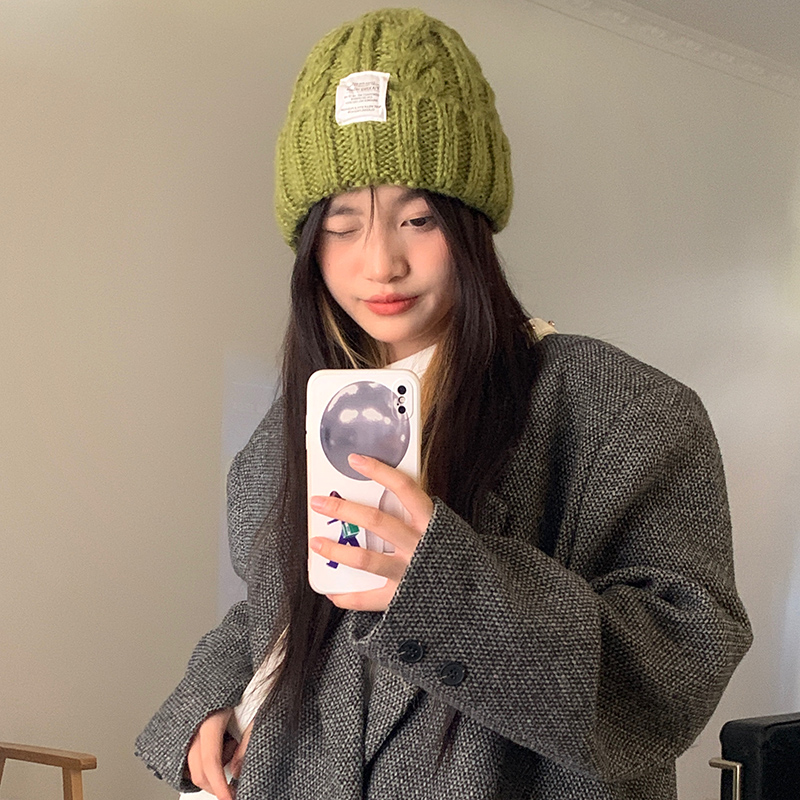 unclecm毛线帽逛街百搭女士秋冬