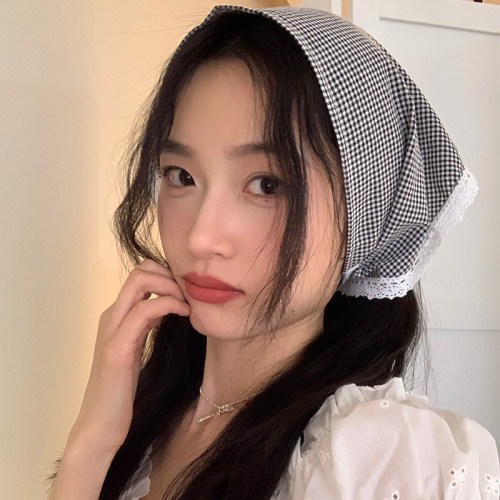 春夏田园风女款头巾拍照配饰