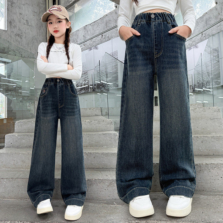 陶陶果童装&6247简单蓝灰阔腿裤2,童装/婴儿装/亲子装,裤子,淘宝优惠券,粉丝福利购,淘宝优惠卷