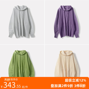 褶皱卫衣 手工压褶宽松连帽立体解构剪裁异形袖 现货 敲大廓形感