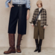 短裤 简约羊毛毛呢法兰绒磨毛百慕大西装 帅气有型 女 粗腿救星