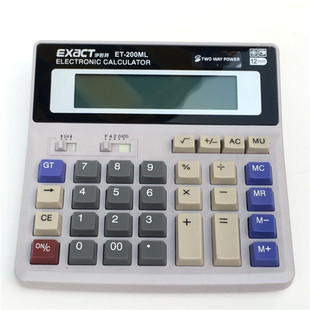 伊若特ET-200ML电脑按键计算器 财务金融银行专用键盘电子计算机