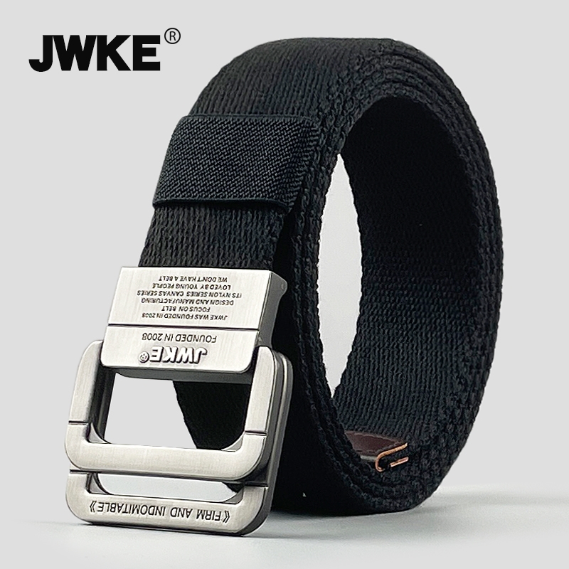 帆布腰带男款休闲皮带潮年轻人学生牛仔裤腰带设计感小众收腰神器