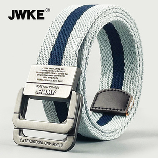 帆布腰带男款休闲皮带潮年轻人学生军训牛仔裤腰带潮男帅气非主流