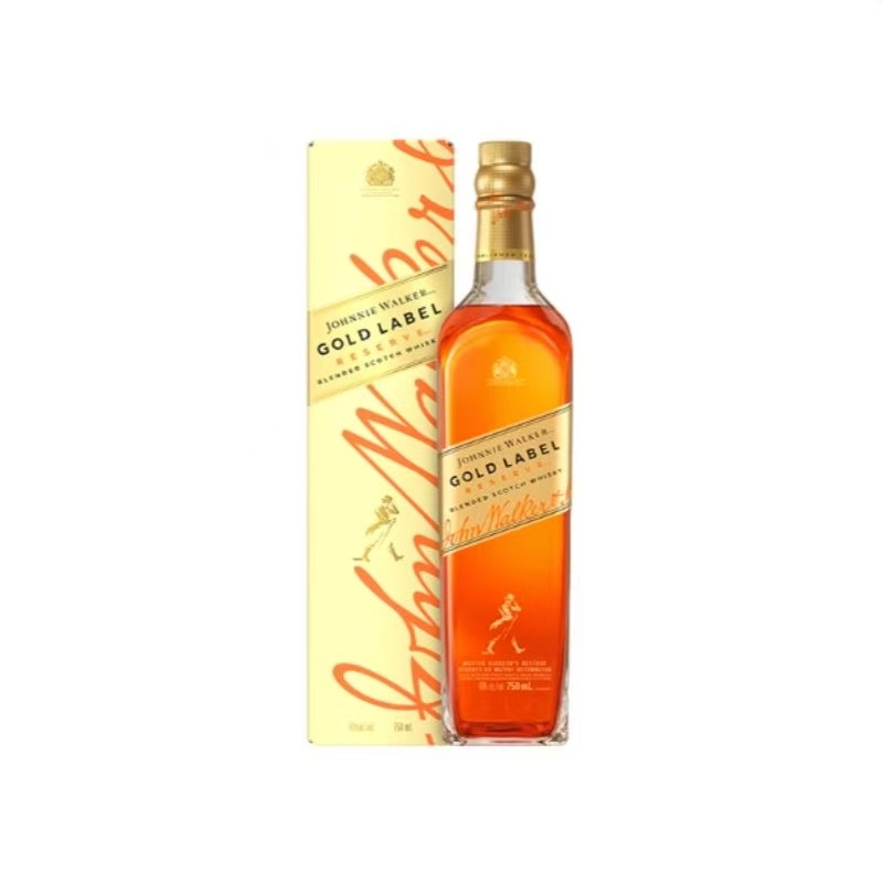 尊尼获加 Johnnie Walker金方750ML苏格兰调和威士忌洋酒进口金牌