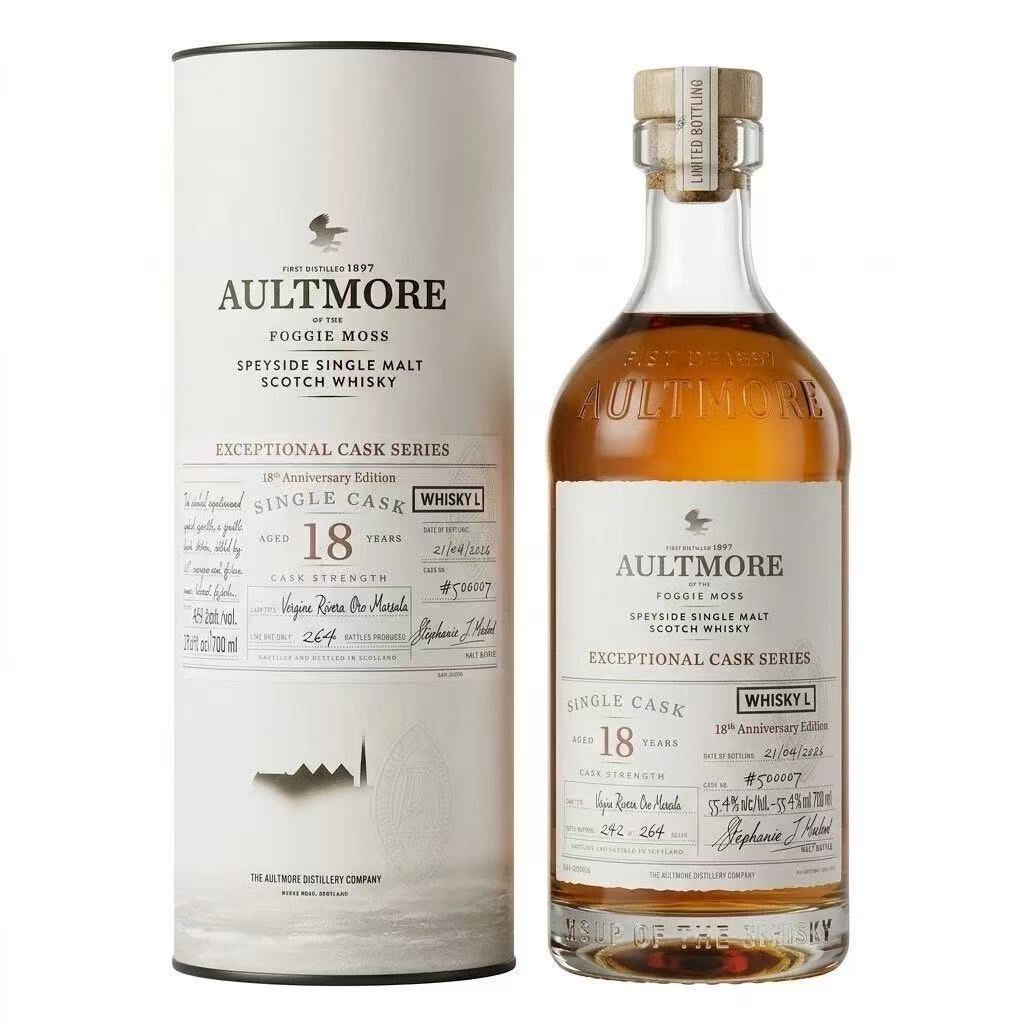 欧摩18年 WhiskyL!18周年纪念款斯佩塞单一麦芽苏格兰威士忌 洋酒图片