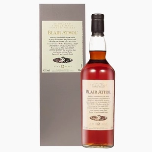 洋酒BlairAthol花鸟系列水獭布莱尔阿苏12年单一麦芽苏格兰威士忌