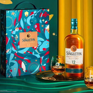 苏格登12年限定礼盒套装苏格兰单一麦芽威士忌进口洋酒行货