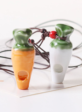 陶瓷口哨可吹响古风小学生吊坠