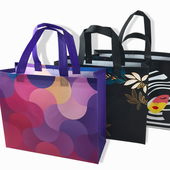 无纺布手提袋定制logo服装 店兜子高档覆膜防水现货加印 店袋子女装