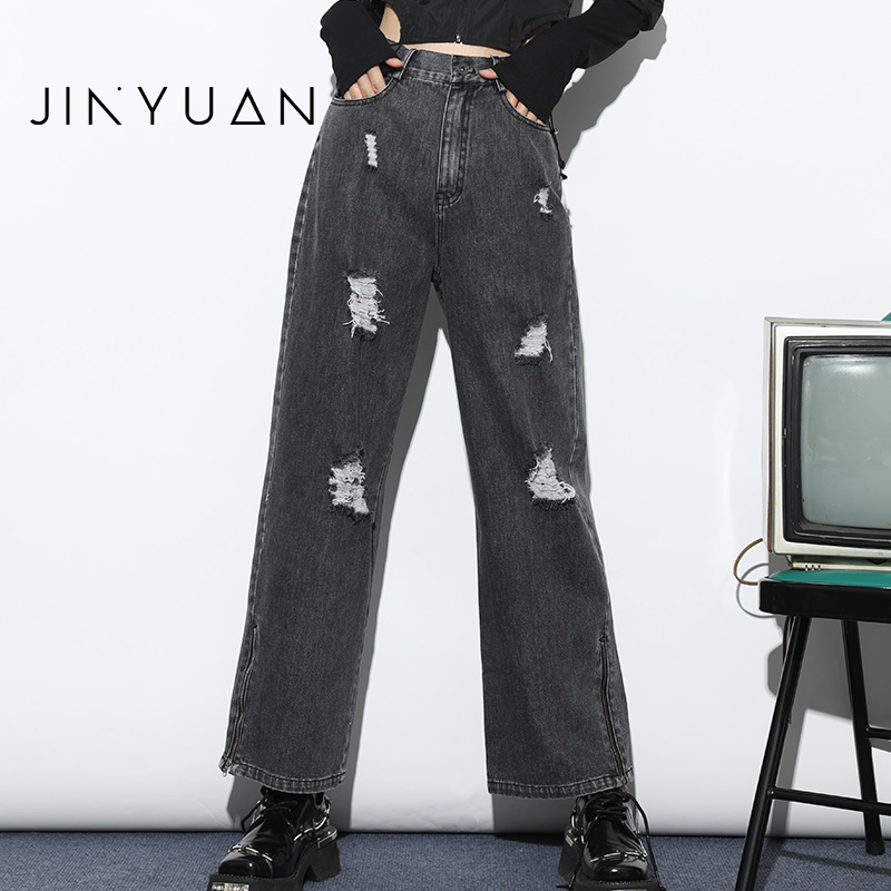 金苑秋季直筒新款百搭长裤