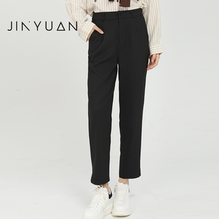 女秋季 裤 薄款 小个子职业开叉西装 C243101 新款 金苑九分休闲裤