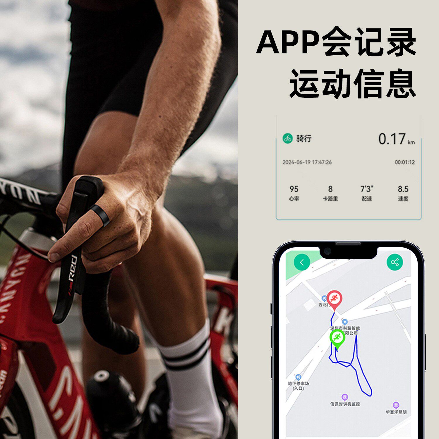 스마트 링 심박수 수면 혈중 산소 건강 모니터링 친구를 위한 원격 관리 운동 보수계 원격 제어 카메라