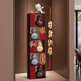 招财葫芦中式客厅客厅进门玄关电视柜细长家居装饰品乔迁入宅摆件