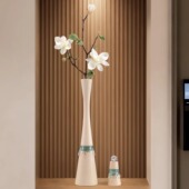 创意轻奢细长花瓶入户玄关电视柜开放格摆件高级感客厅插花装 饰品