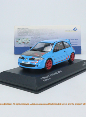 Solido 1:43 雷诺 Megane R26R Blue 2009 合金 仿真 汽车模型