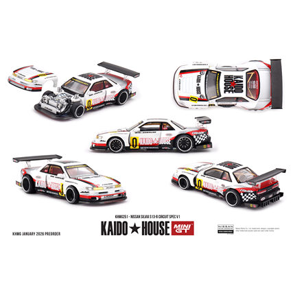 Kaido House 日产Nissan Silvia S13-R Circuit Spec V1 汽车模型