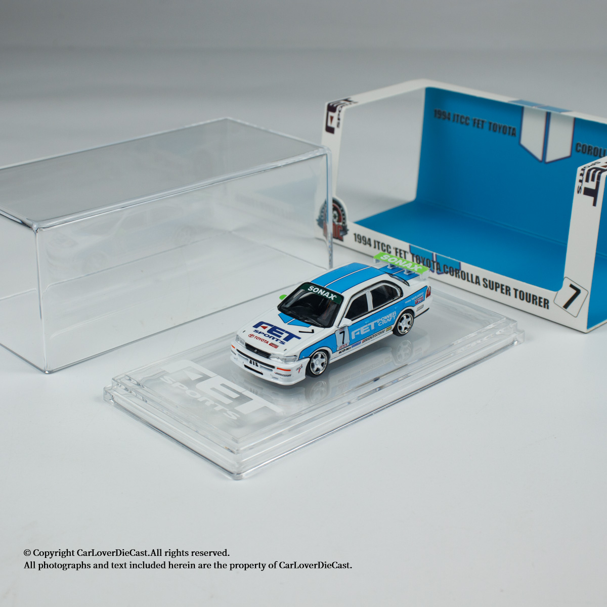 BMC 1:64 丰田 Corolla AE100 - JTCC 汽车模型摆件