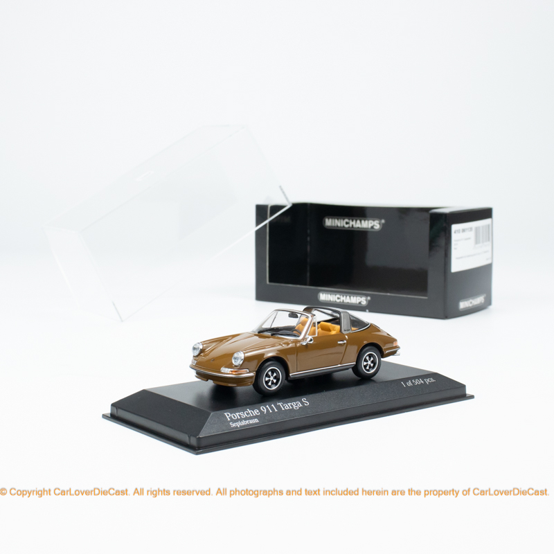 迷你切 1:43 合金 保时捷 911 TARGA 1972 汽车模型