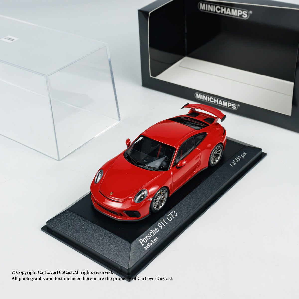 迷你切 1:43 保时捷 911 GT3 - 2017 汽车模型摆件图片