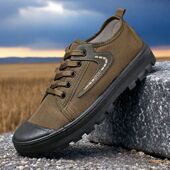 防滑耐磨透气户外工作鞋 峰洲漠原男鞋 低帮解放鞋
