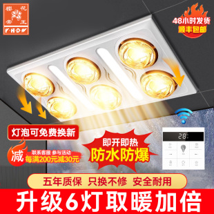樱花帝王灯暖浴霸集成吊顶照明排气扇三合一体卫生间取暖浴室暖风
