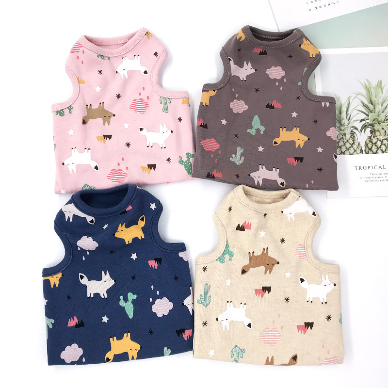 宠物泰迪秋季狗狗马甲背心薄款小狗博美比熊小鹿犬秋天狗衣服可爱