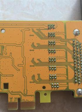 原装 PCIE 四口 串口卡 跳线设置9脚1脚 5v12v供电SUNIX SER6456S