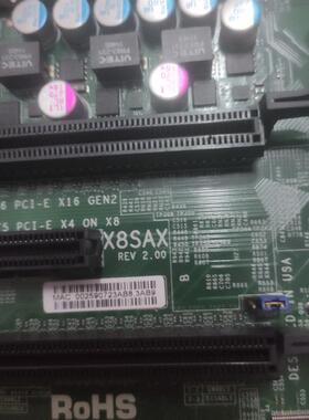 超微X8SAX REV:2.0 1366针 单路X58 工控设备主板成色好