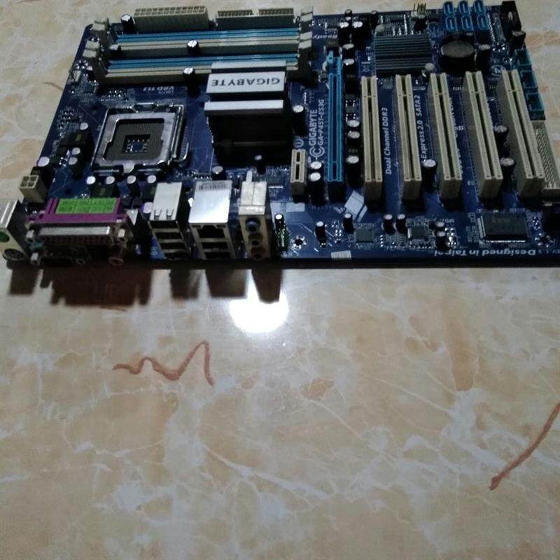 商城正品 技嘉 GA-P45T-ES3G 技嘉P45 775 主板 监控/工控 5个pci