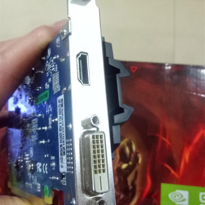 影驰GT1030 2GD5 虎将 显卡 低功耗 高清游戏显卡 DVI+HDMI秒骁将