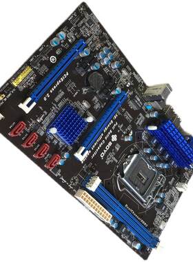 梅捷 SY-H61+ V2.0节能版1155针DDR3内存双显卡槽杀p45 p43 b75