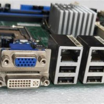 艾讯 SYM76901VGGA 双网卡775针台式电脑工控设备机主板DDR2 现货