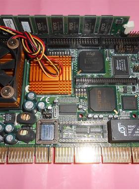 IB720 半长 工控主板卡 PCISA 送CPU内存 BX芯片组 F69000集显