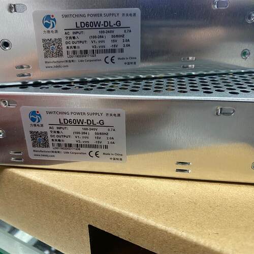 力德开关电源 LD60W-DL-G 输入100-240V2A 2路输出+15V2A -15V2A