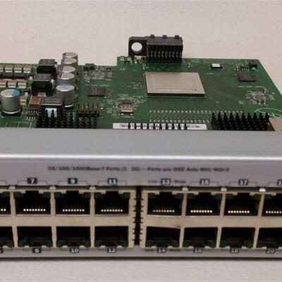HP ProCurve交换机模块j9033a 20端口gig-t + 4迷你GBIC