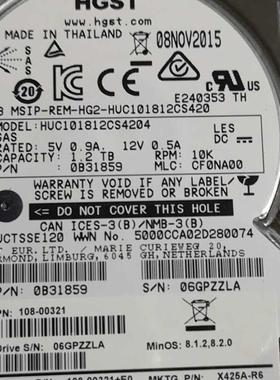 X425A-R6 NetApp硬盘1.2T 10K SAS 2.5 FAS2020 FAS2040 FAS2050