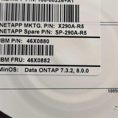 NetappX290A-R5600G15KSAS3.5硬盘46X088246X0886