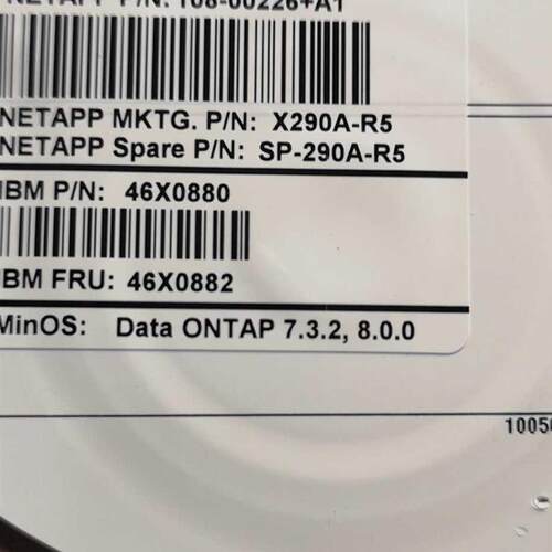 NetappX290A-R5600G15KSAS3.5硬盘46X088246X0886