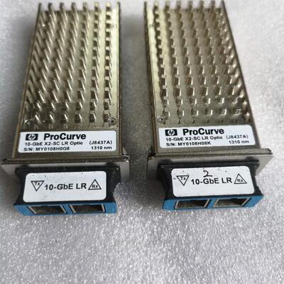 HP/惠普 J8437A X2 10GB万兆单模光模块 1310nm X2-SC/LR