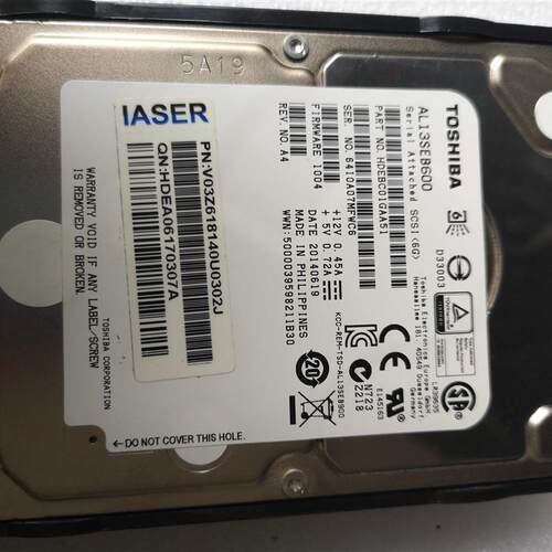 浪潮 600G 10K 2.5寸 SAS NF5270 NF5280M3/M4 AL13SEB600 硬盘