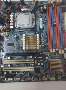 技嘉GA-8I915G-MF主板775针DDR内存4条内存槽成色好