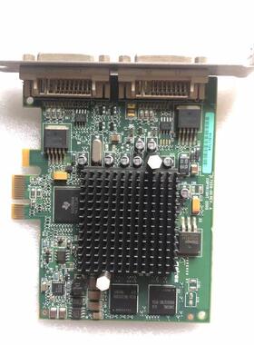 现货 Matrox/迈创G550 PCIE 1X 双屏显卡 G55-MDDE32F