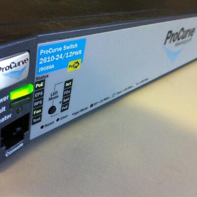 HP/惠普 ProCurve 2610-24/12PWR(J9086A) 12口POE供电